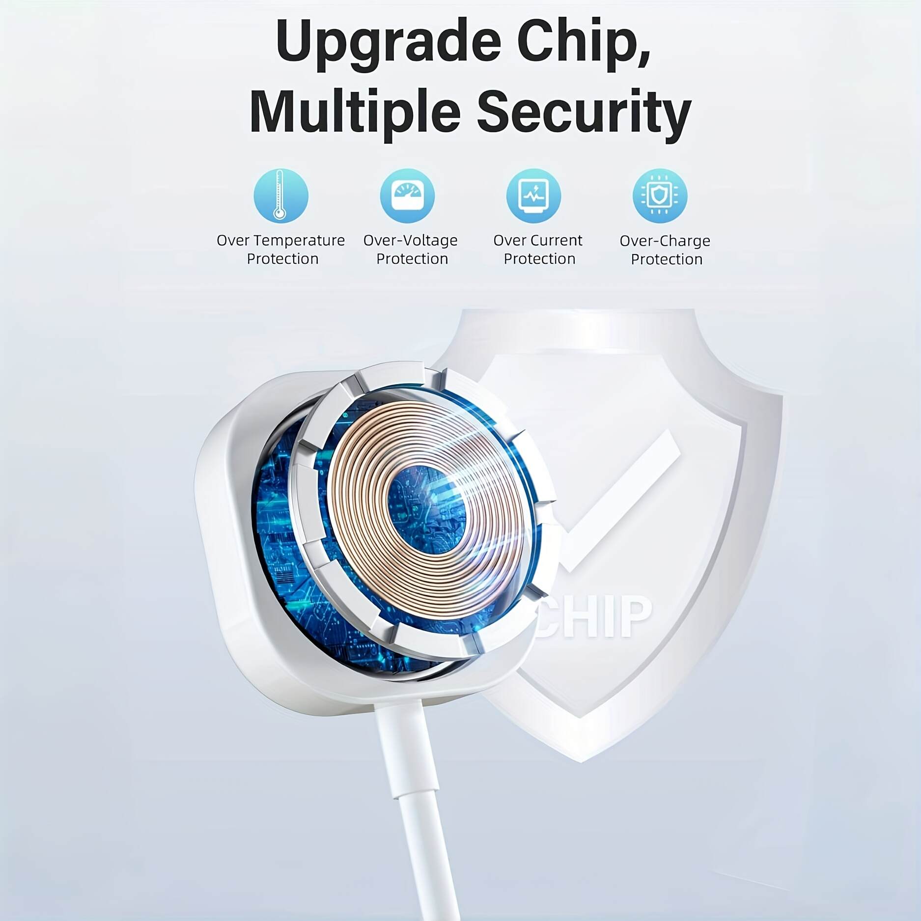 XNOIK Magnetic Wireless Charger for Apple Watch - Fast Charging USB Cable, Compact and Efficient, Compatible with iWatch Series Ultra, SE, 1-10 - Sleek White Portable Design