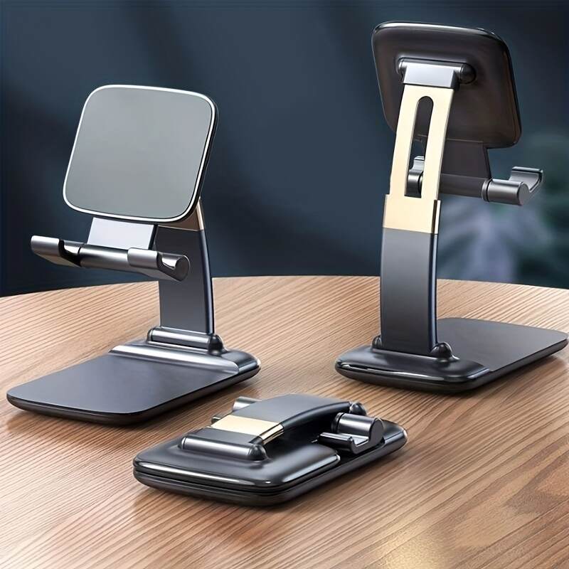 Desk Phone Holder, Foldable Hight Adjustable Phone Stand, Small And Flexible Compatible with Any Smartphones-L-311