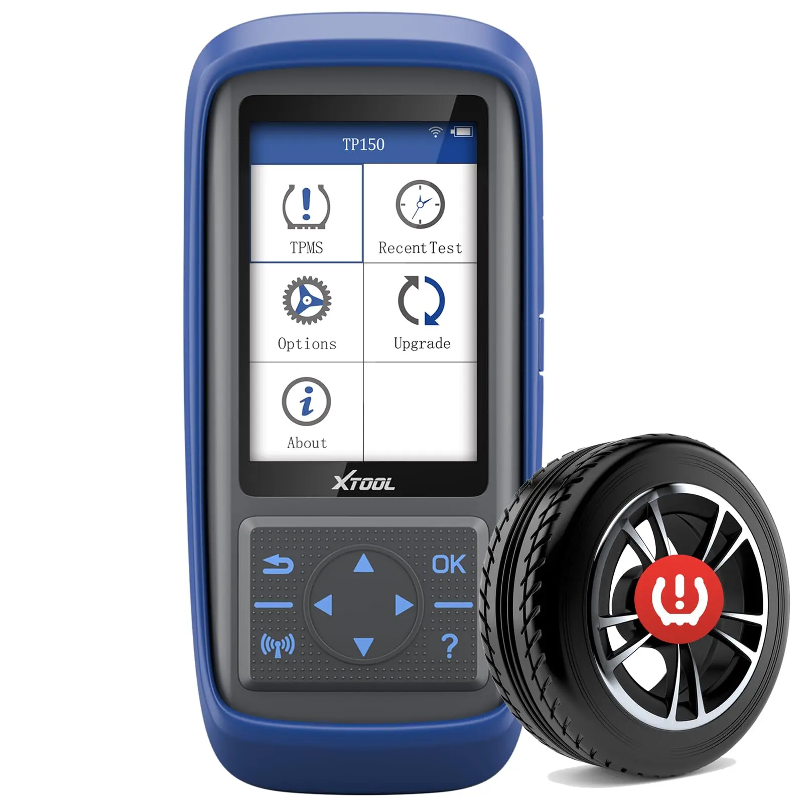 TP150 TPMS Programming Tool, 2026 TPMS Relearn Tool, Activate/Relearn/Diagnosis All Known TPMS Sensors, Program TS100 Sensors (315/ 433MHz), TPMS Reset Tool TPMS Programmer