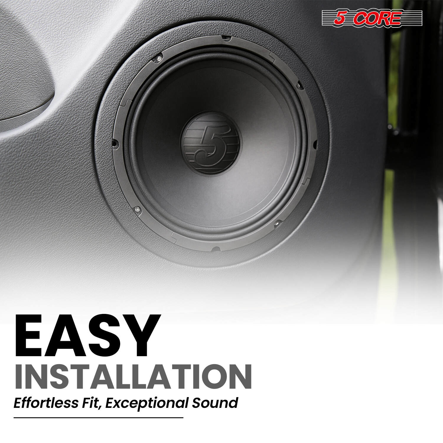 复制5 Core 12 Inch Speaker 200W Car Loudspeaker 4 Ohm Replacement Driver w 30 Oz Y30 Magnet for Vehicle-SP 12120 4OHMS