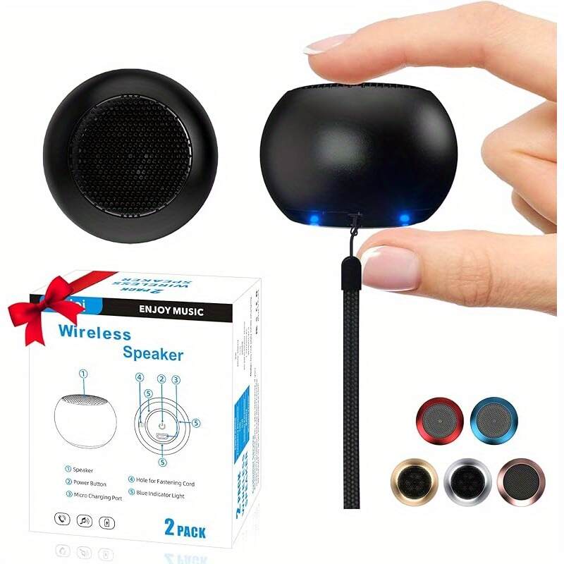 [Surround Sound Speaker] Compact Wireless Speaker with Four-Dimensional Surround Sound | Miniature, Irresistible Sound Quality