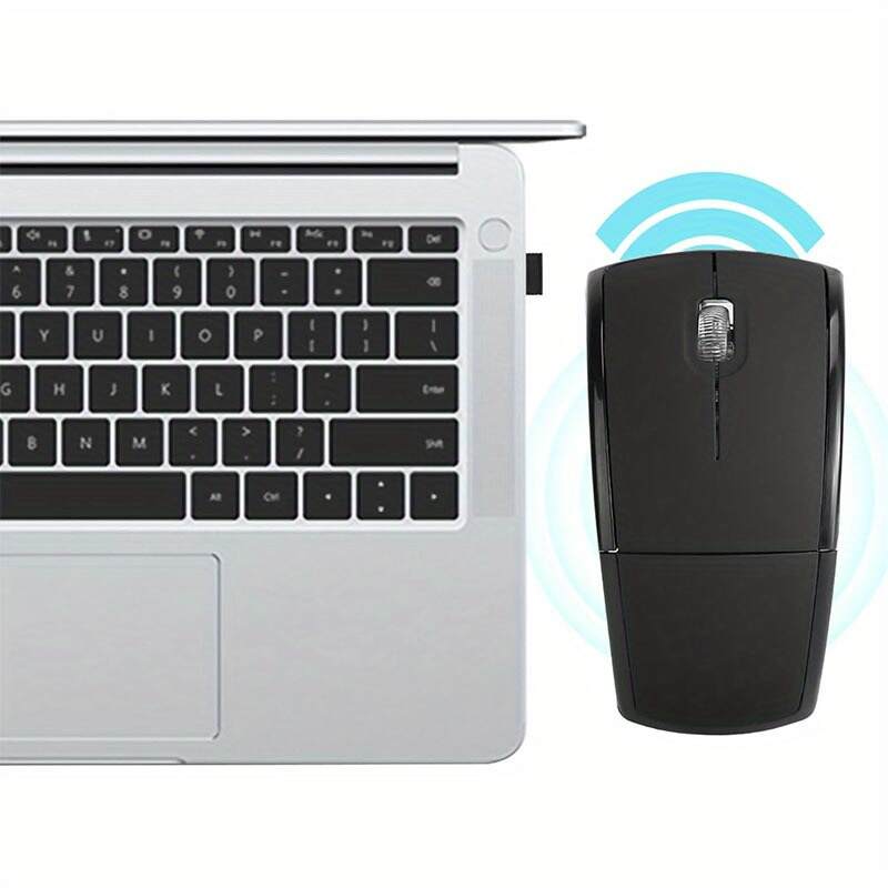 Wireless Foldable Mouse - 2.4GHz Receiver/Optical Tracking/Ergonomic Design/Portable for Laptops, Desktop Computers