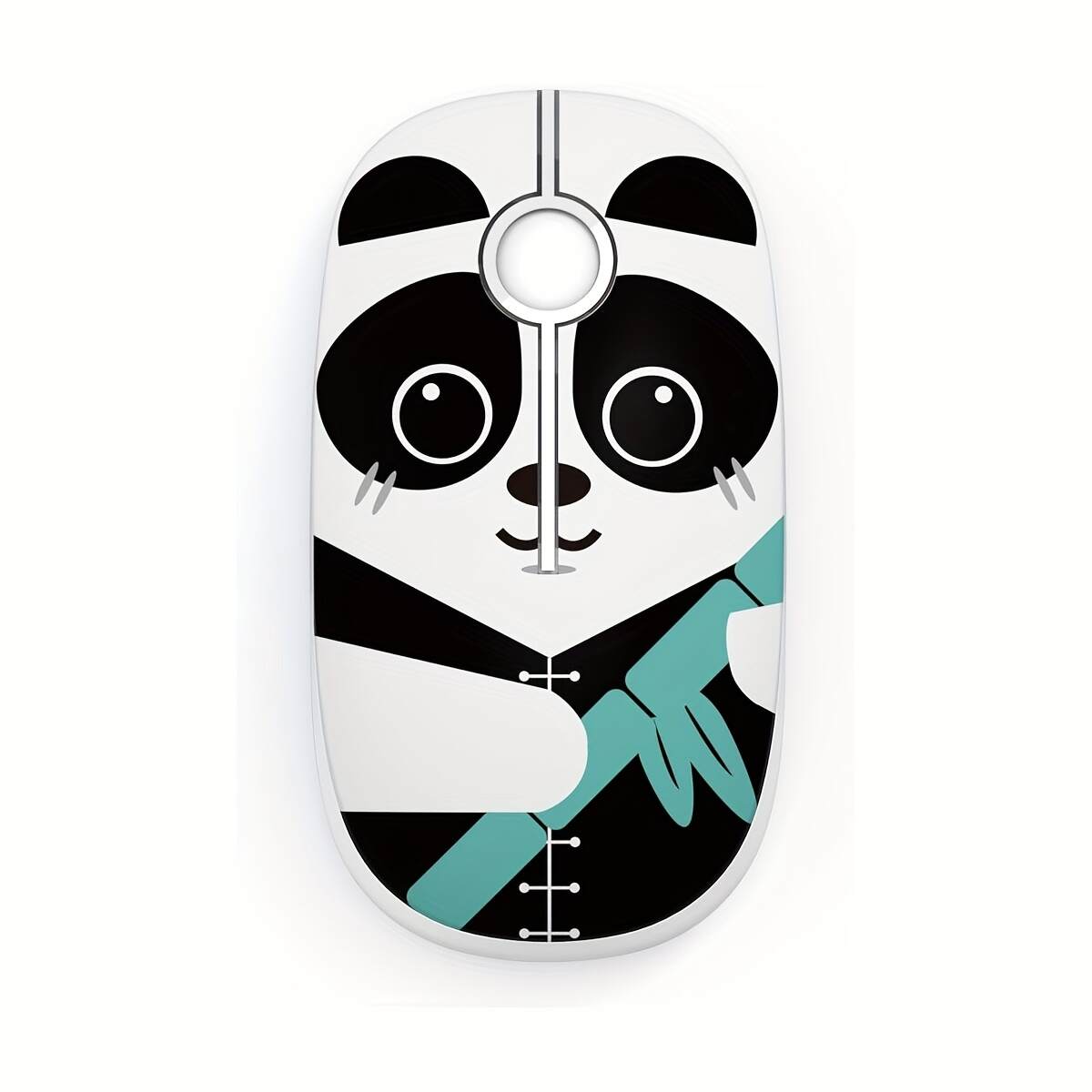 2.4G Wireless Mouse with Nano Receiver - Slim Ergonomic Optical mouse, Quiet Clicks, DPI, Plug & Play, Compatible with PC, Laptop, Mac, Tablet - Gradient Orange to Mint Green (Battery-Powered, AA Not Included) - Ideal for Office, Gaming, Streaming, Office