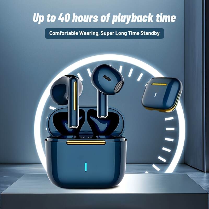 True Wireless Stereo Headset, Ear Buds | for iPhone/Samsung/Android/iOS, ENC Noise Reduction, Gift for Birthday/Easter/Boyfriends/Girlfriends/Christmas/Halloween