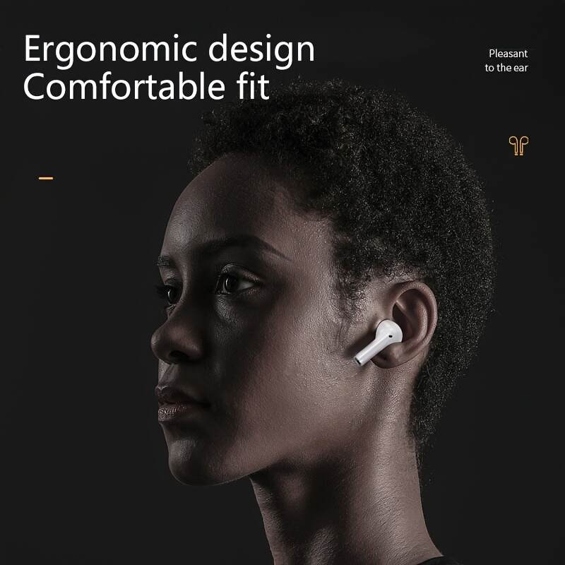 Unrivalled true wireless freedom ergonomics for ultimate comfort and HIFI sound with Bass, ACC Stereo HD Calling | Ideal for Android for iPhone, ideal for sports and music lovers!