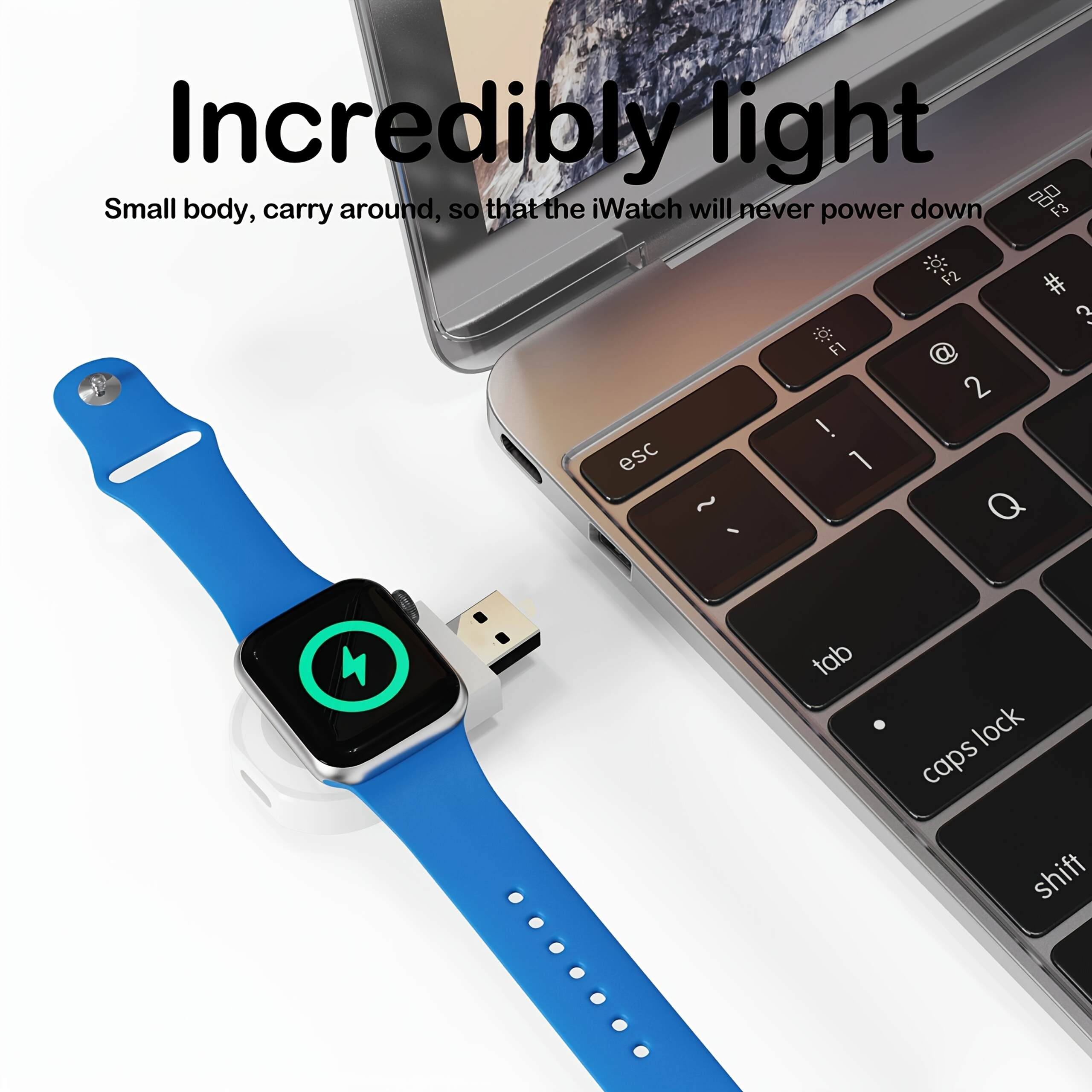 Portable Wireless for iwatch Charger | Fast Charging Magnetic Cordless Car Travel Charger For IWatch Series 9 8 7 6 5 4 3 2 1 SE Ultra 2 Ultra