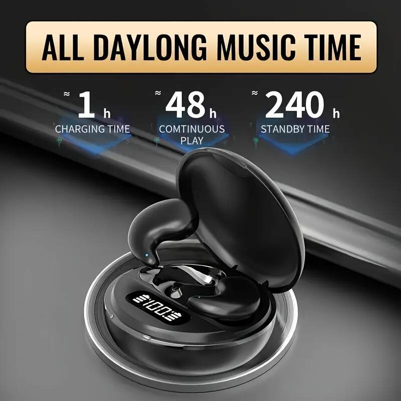 New Favorite Of Sleep! 2025 New Invisible Sleep Wireless Earphones, Mini Hidden Earplugs, Wireless 5 3 Touch Controls, Professional Sleep Noise Reduction, Invisible Fit Without Falling Off, Core Popular Sleep Headphones, Start A Comfortable Sleep Journey!