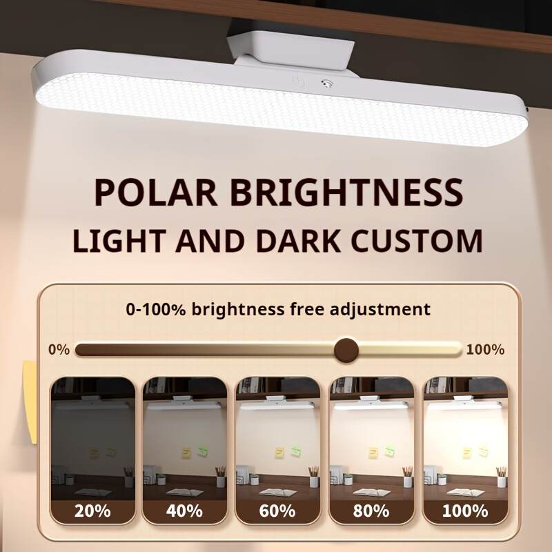 LED Study Light - Soft Eye-care Night Light for Dorm Room Or Bedroom, Flexible Gooseneck Design