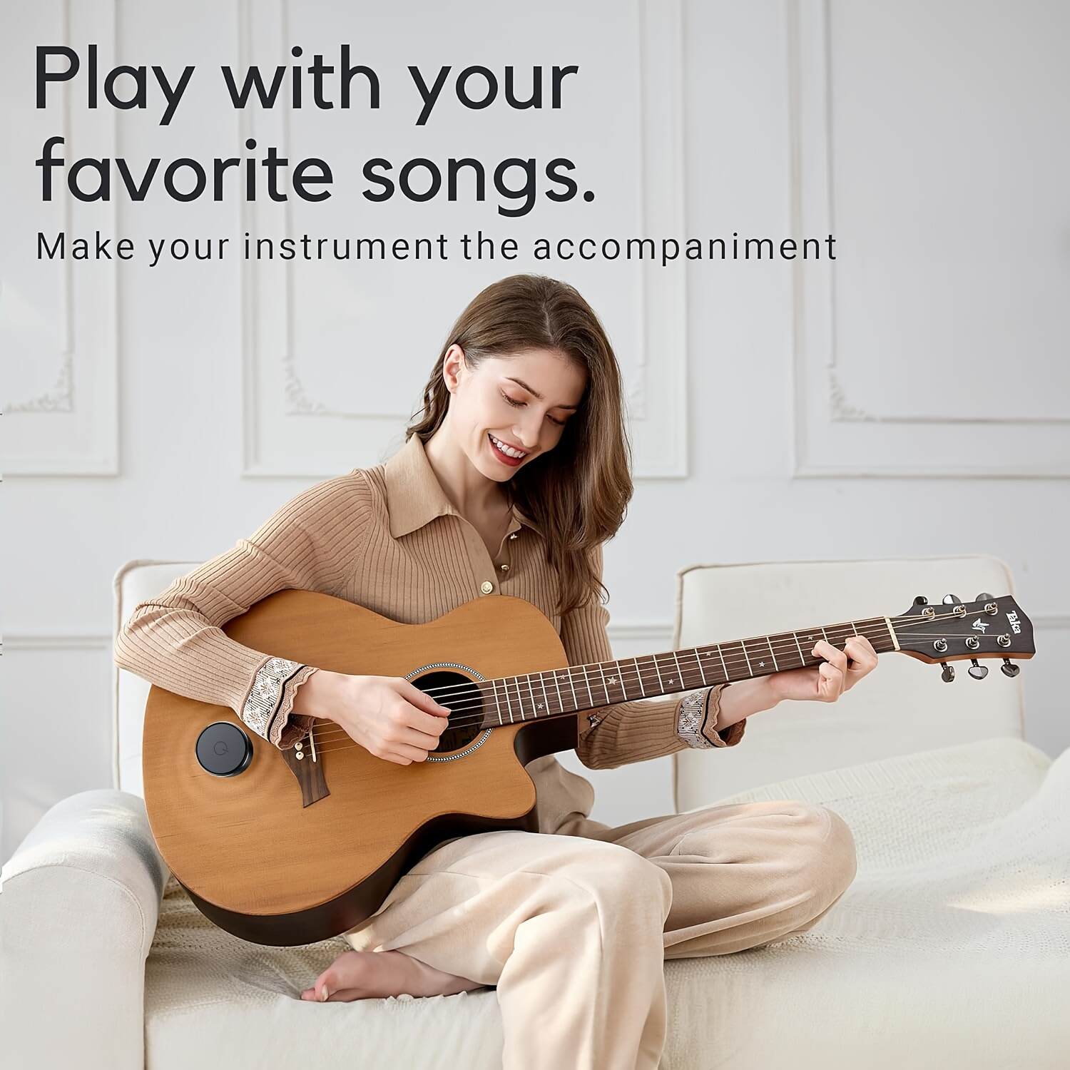 [Portable Speaker] Compact Portable Speaker | Enhanced Bass & Stereo Sound, USB-C Charging, Suction Cup Adhesive Base, Button Control, No Battery Needed for Home, Office, Travel