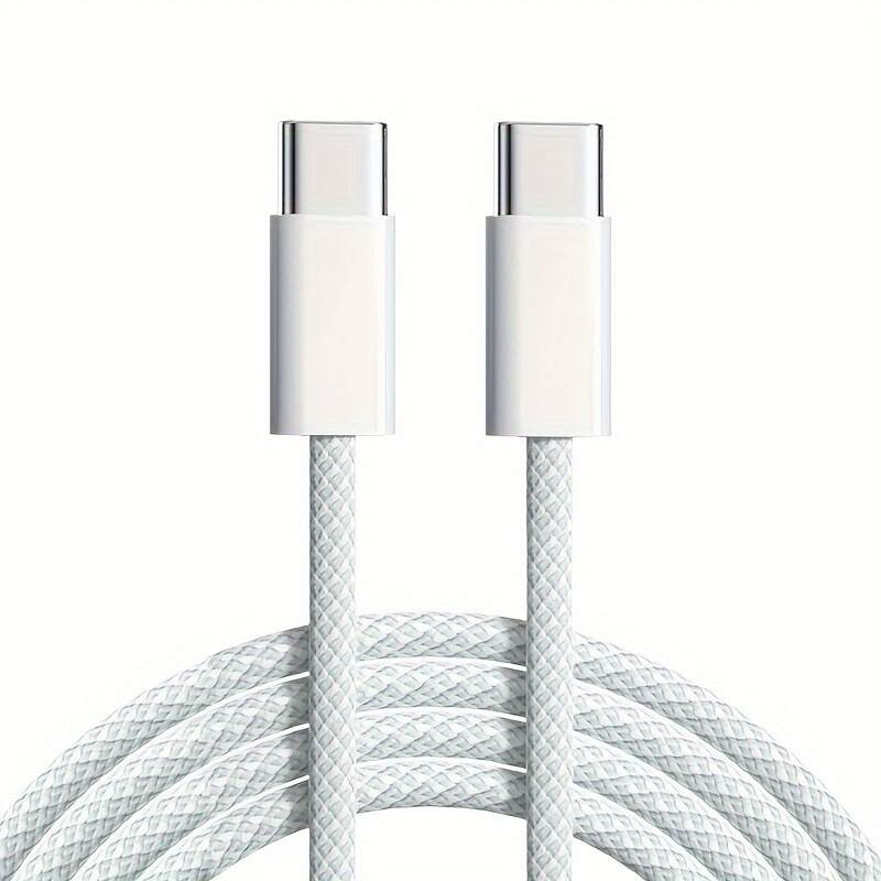 Type-C to Type-C Fast Charging Cable USB C to C cable fast charging with iPhone 15/15 pro,Samsung Galaxy S22/S22+,S21/S21,Note 20/10,Pixel,and other digital products or electronic devices equipped with Type-C interfaces