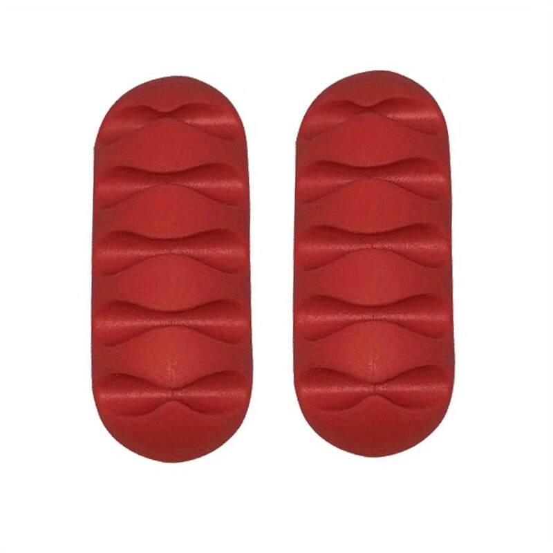 Desktop Phone Cable Winder Earphone Clip Charger Organizer Management Wire Cord Fixer Silicone Holder 5 Slots Strip