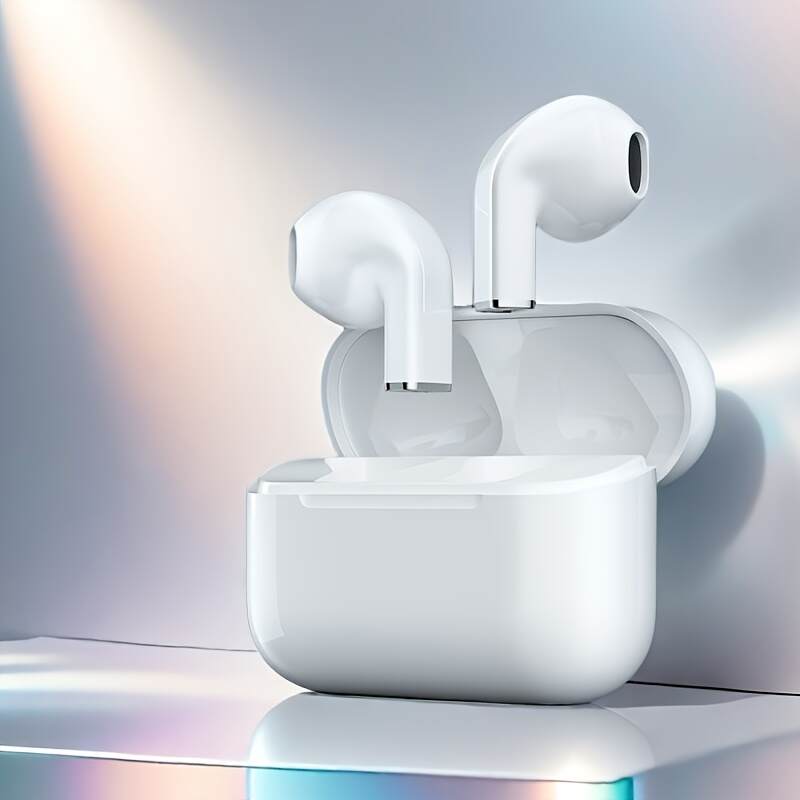 2025 new style, true wireless 5.3 headphones, in-ear, smart and comfortable mini headphones-HiFi bass, 9D sound quality, stereo, HD call, TWS wireless headphones, USB-C charging, suitable for Android and iPhone, sports headphones, sleep headphones