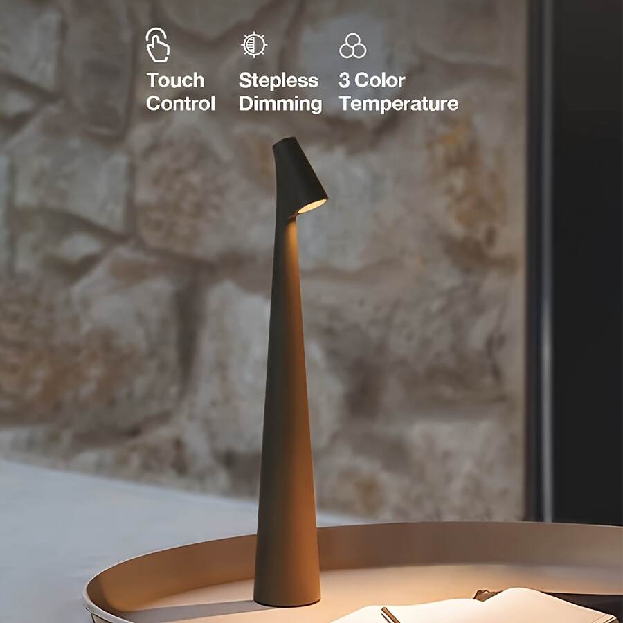 [Portable LED Lamp] Rechargeable Modern LED Table Lamp | Portable Touch Control for Home Decoration