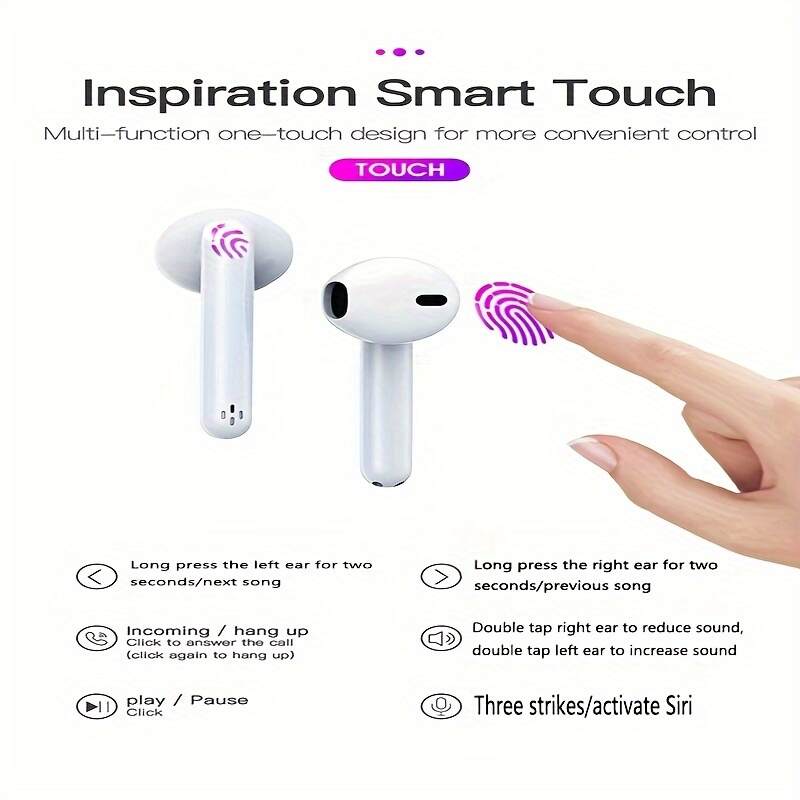 New Model with Digital Display TWS In-Ear Stereo Wireless Earbuds Sports Long Life Headset Gaming Earbuds Suitable for Everyone
