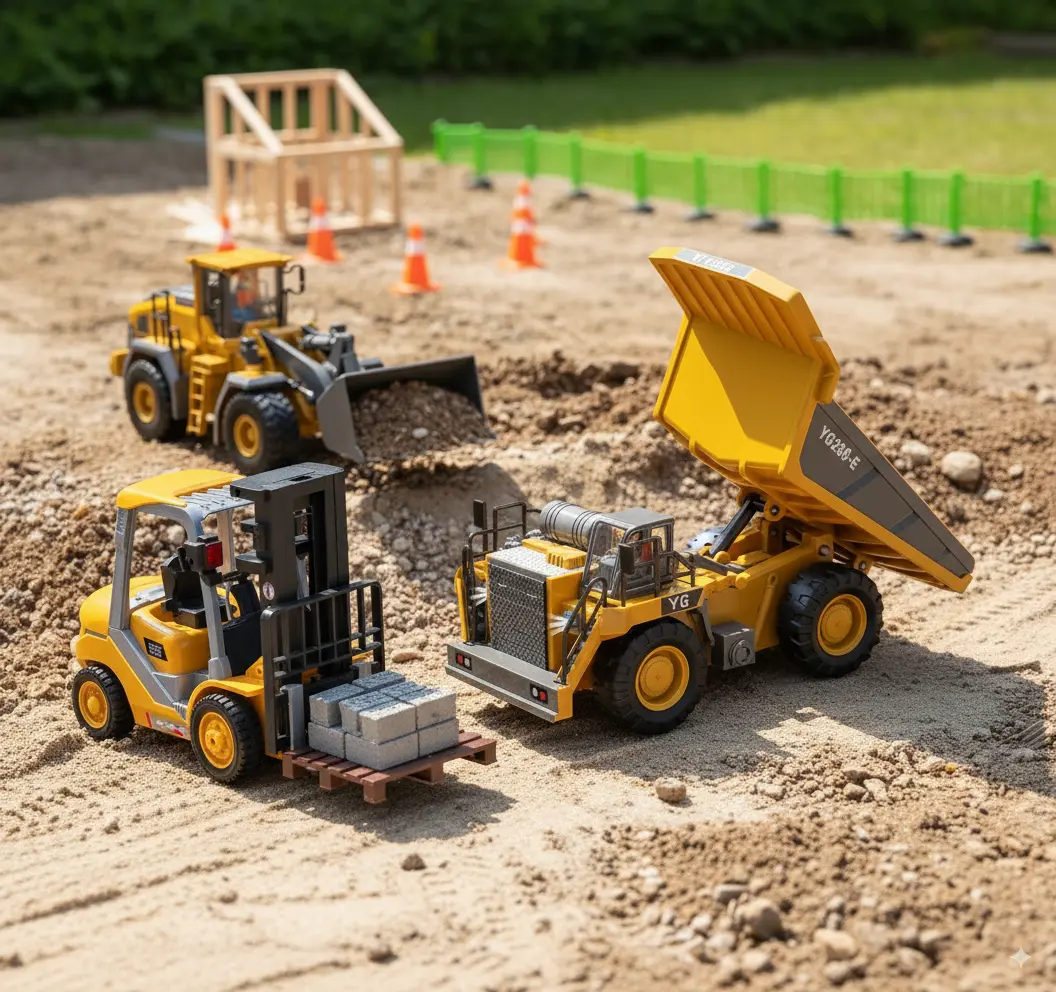 The most comprehensive engineering vehicle assembly set, Made of some metal parts. Easy to operate and suitable for beginners. Suitable for the whole family to enjoy, Gift for parents and children,Halloween&Christmas ,giftswhiteelephantgift