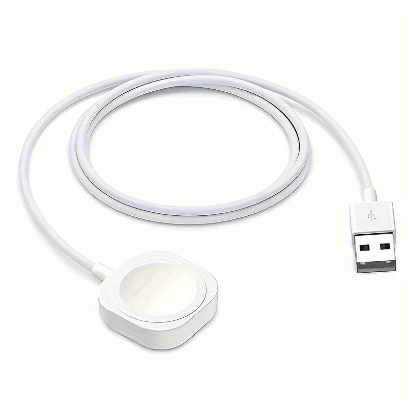 Fast Wireless Charger for Apple Watch - Strong Magnetic Connection, Rapid Fast Charging, Portable Design with USB Cable - Compatible with All Apple Watch Series 9 8 7 6 SE 5 4 3 2 1