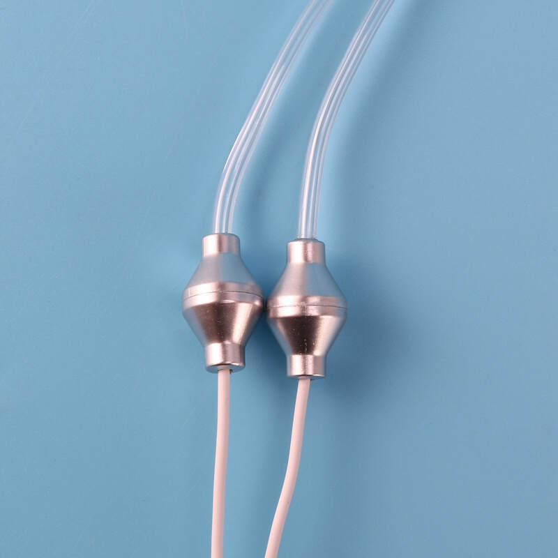 Anti Radiation Binaural Earphones Stereo Headphones with Microphone Universal 3.5mm Noise Cancelling Air Tube Acoustic Earbuds