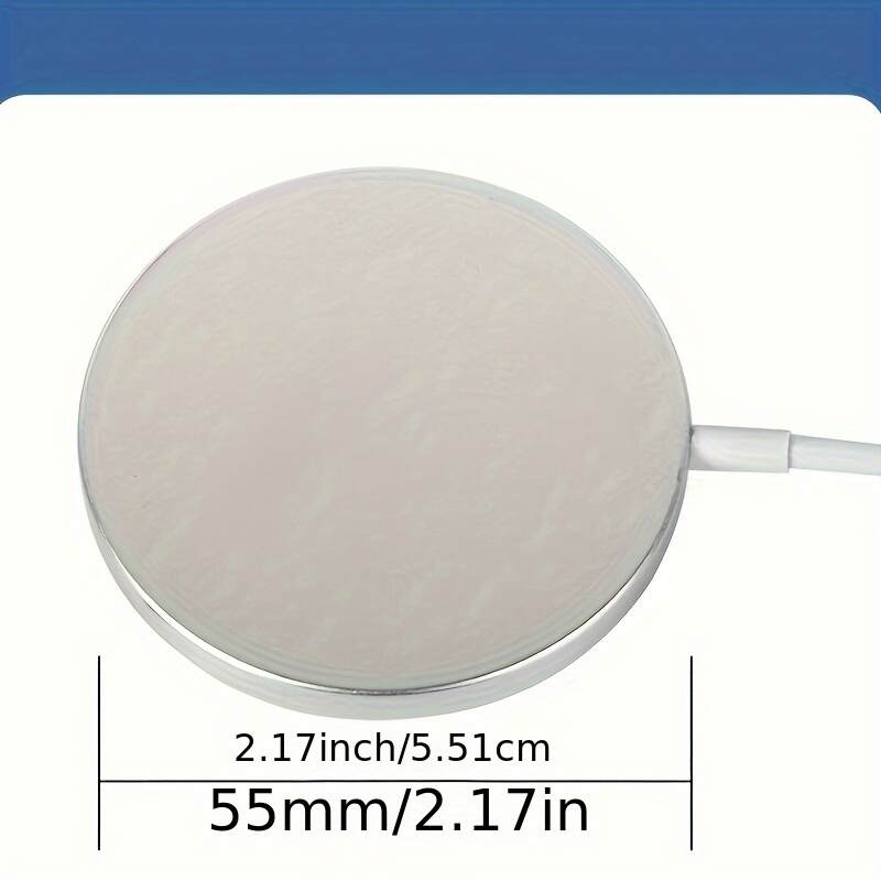 Portable Pocket Wireless Charger - Fast 30W Charging, Low Heat, Magnetic USB-Powered Charger for Phones, Earphones & Headphones, Strong Compatibility with iPhone, Android & Smart Devices, Portable Phone Charger