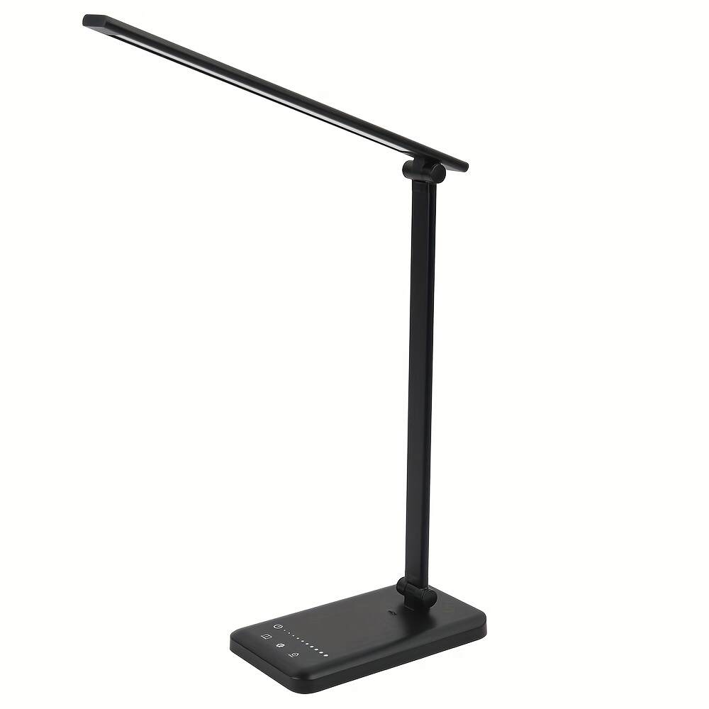 [Timer Desk Lamp] Adjustable Brightness/Color USB Plug-in Study Desk Lamp with 45-Minute Timer