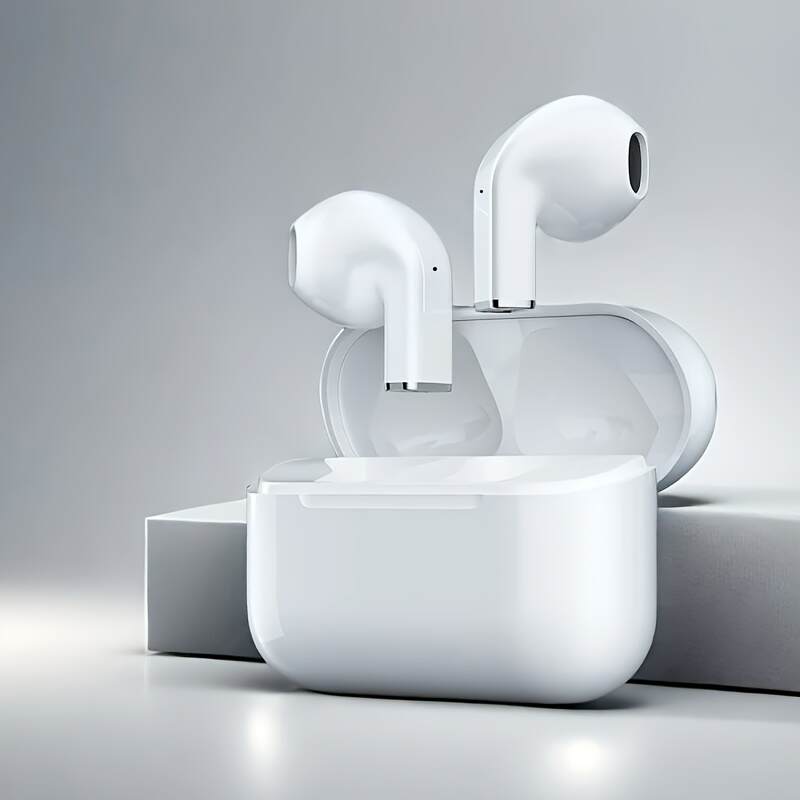 Wireless Earbuds with Volume Control, Semi-Open Design, High-Fidelity Sound, Touch Control, Lightweight for Gaming for Android for iPhone Cellphone Games Earpieces Smart Headphones