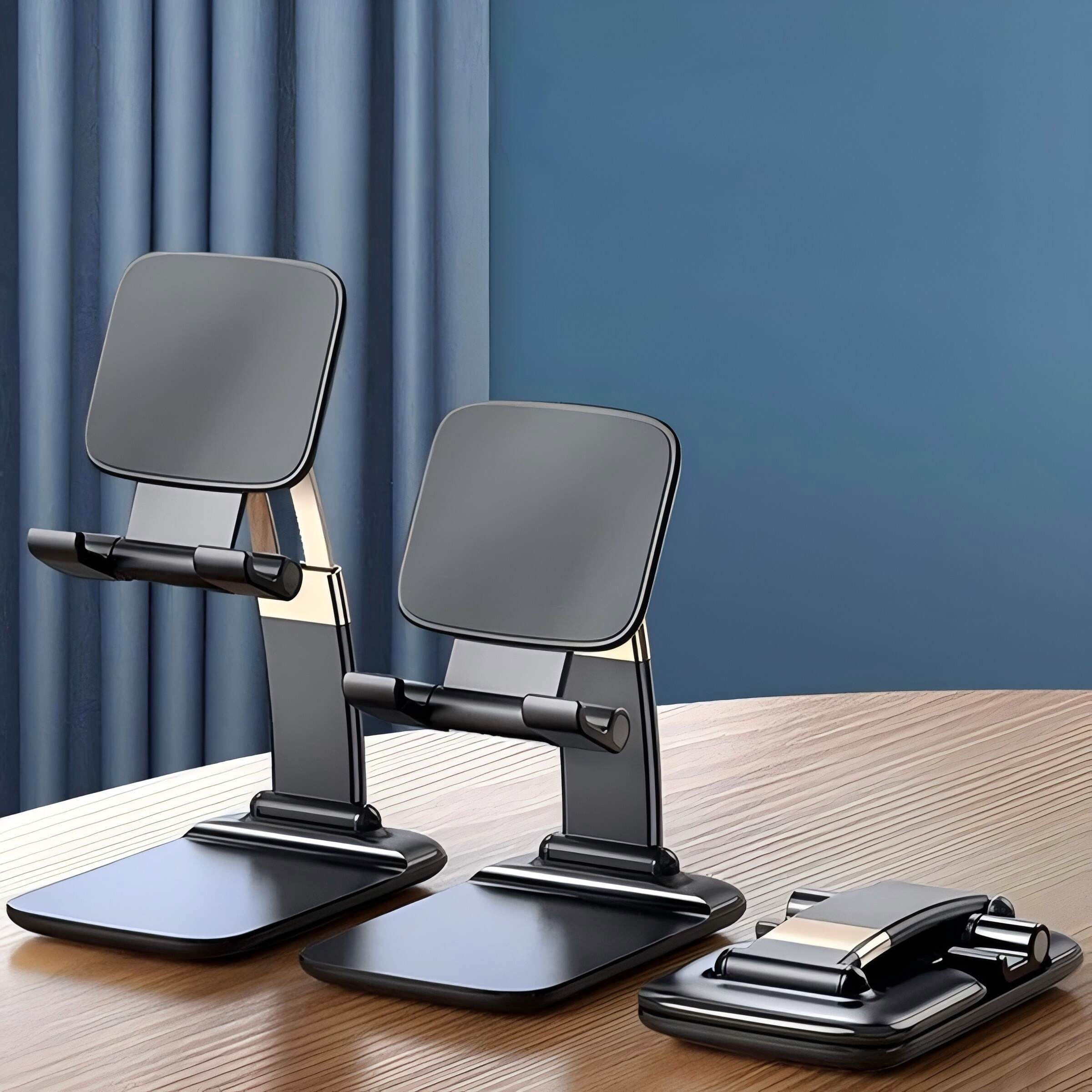 Desk Phone Holder, Foldable Hight Adjustable Phone Stand, Small And Flexible Compatible with Any Smartphones-L-311