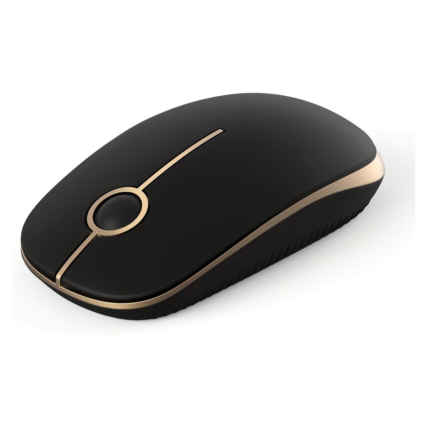 2.4G Wireless Mouse with Nano Receiver - Slim Ergonomic Optical mouse, Quiet Clicks, DPI, Plug & Play, Compatible with PC, Laptop, Mac, Tablet - Gradient Orange to Mint Green (Battery-Powered, AA Not Included) - Ideal for Office, Gaming, Streaming, Office