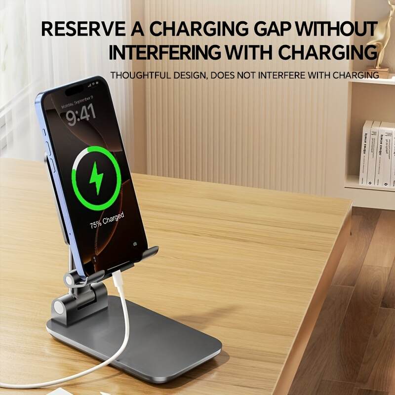 Mobile Phone Holder, Stable And Durable, Adjustable Height, Universal ABS Material, Mobile Phone Holder, Suitable for All Mobile Phone Models, Multiple Colors Available