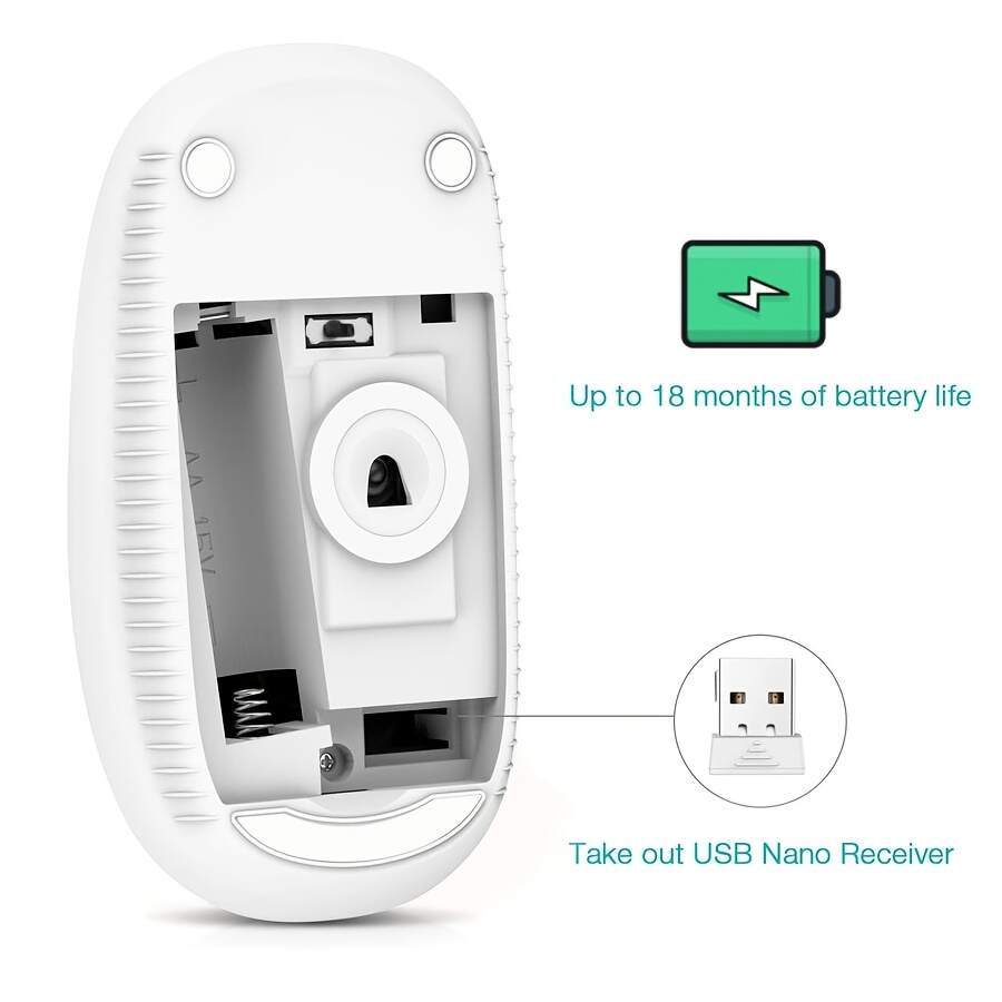 WGSB-01 2.4G Mouse Black+golden Neutral