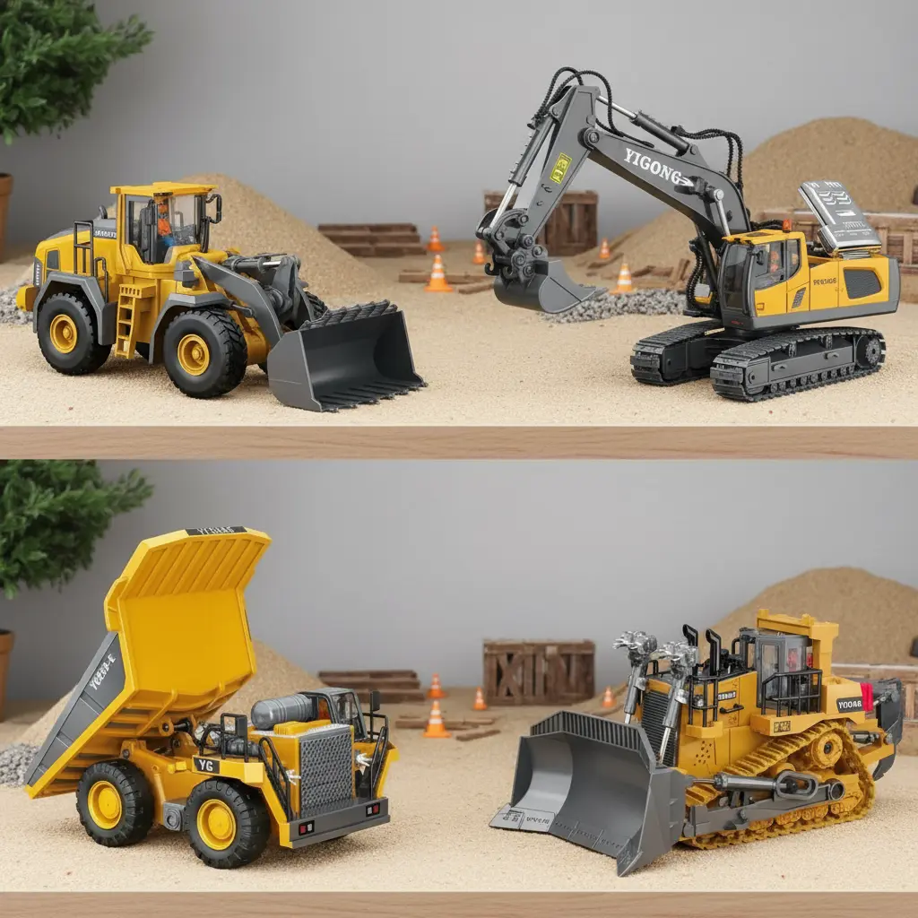 The most comprehensive engineering vehicle assembly set, Made of some metal parts. Easy to operate and suitable for beginners. Suitable for the whole family to enjoy, Gift for parents and children,Halloween&Christmas ,giftswhiteelephantgift