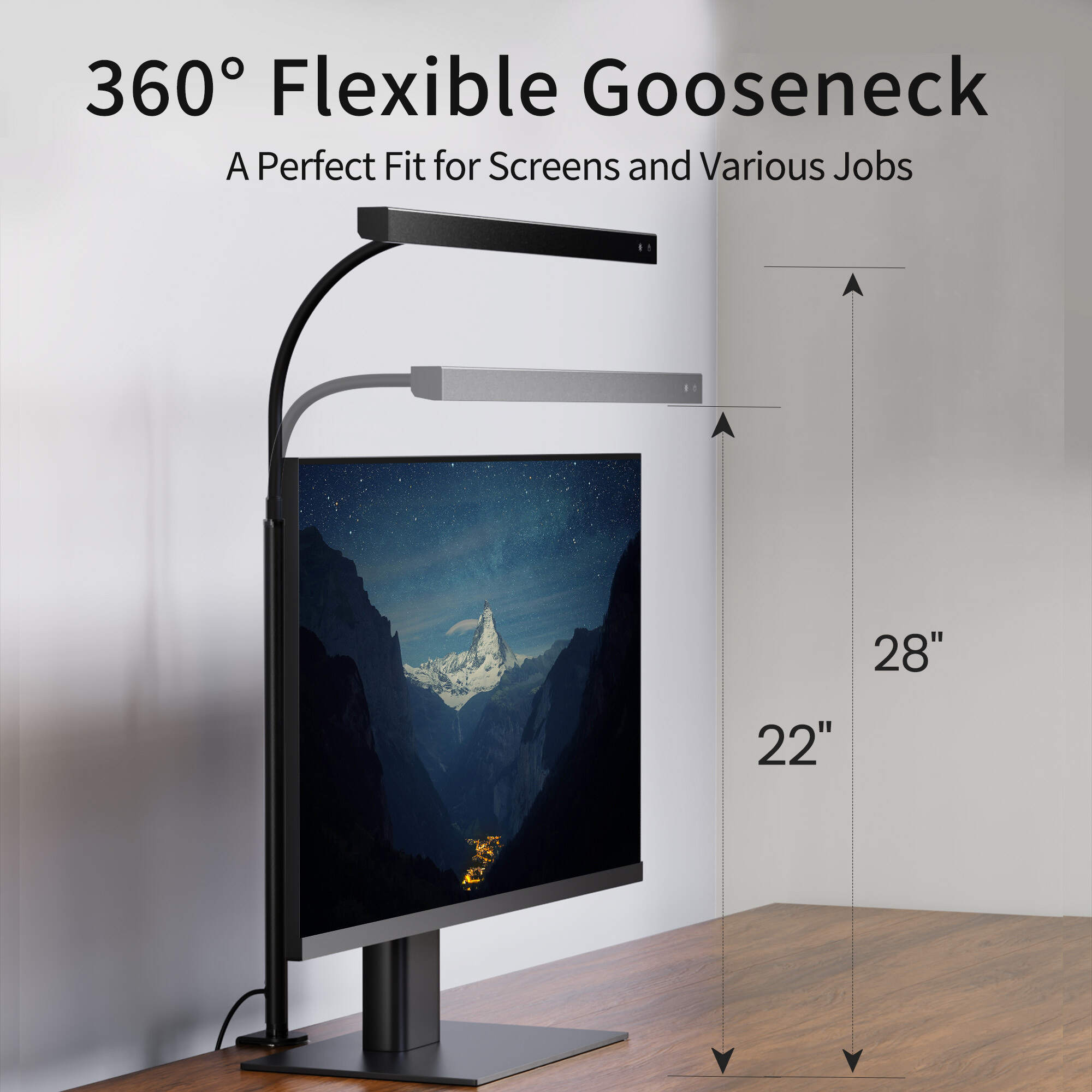 LED Desk Lamp with 3 Color Modes & Stepless Dimming, USB-Powered Touch Control Table Lamp for Reading, Working, Studying, Home Office, and Crafting, Study Table Lamp | Contemporary Design | Durable LED Lamp, Lamp Desk