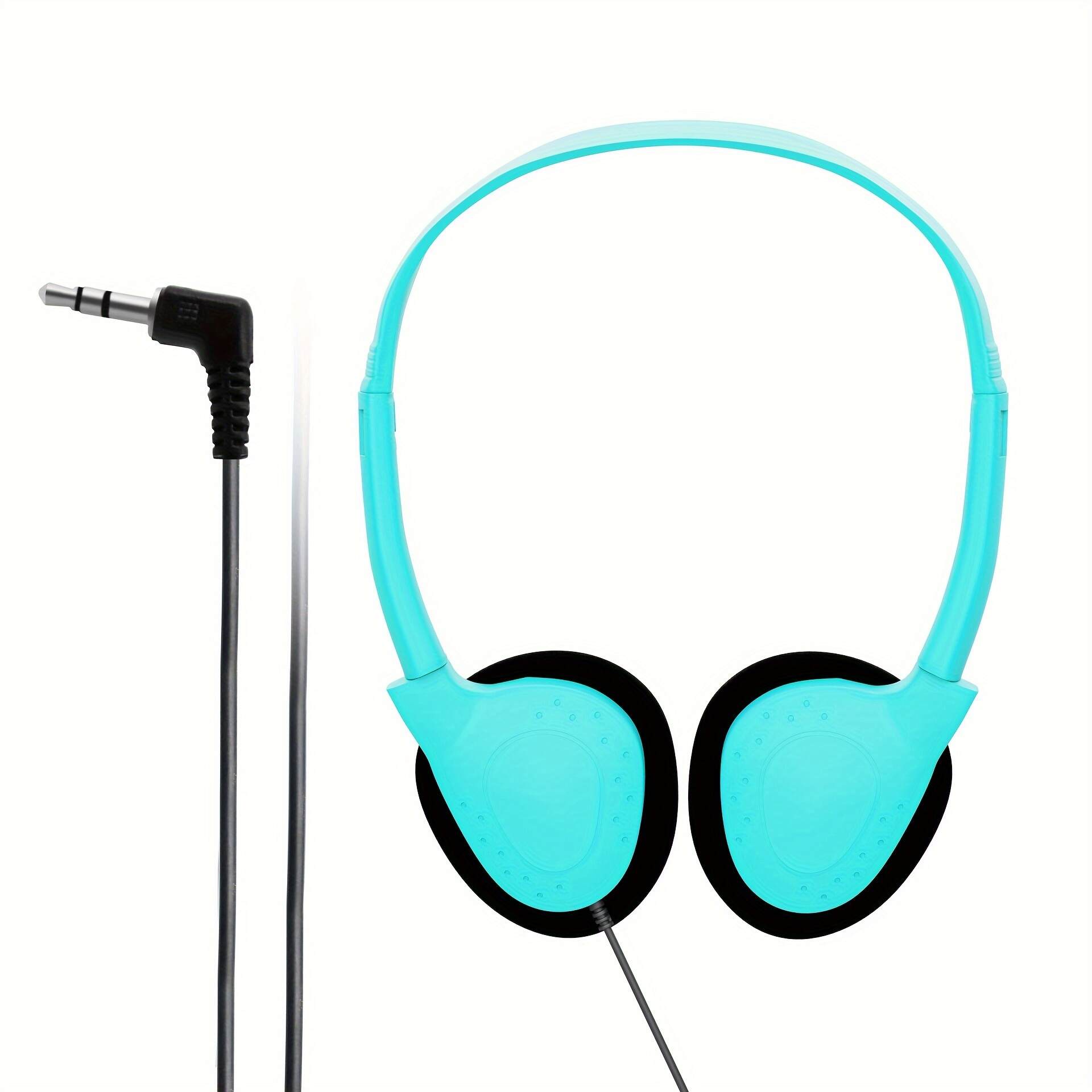 Tangle-Free Wired Headphones with 3.5mm Jack - VBVC, Volume Control, Ideal for Online Classes & Aviation Enthusiasts