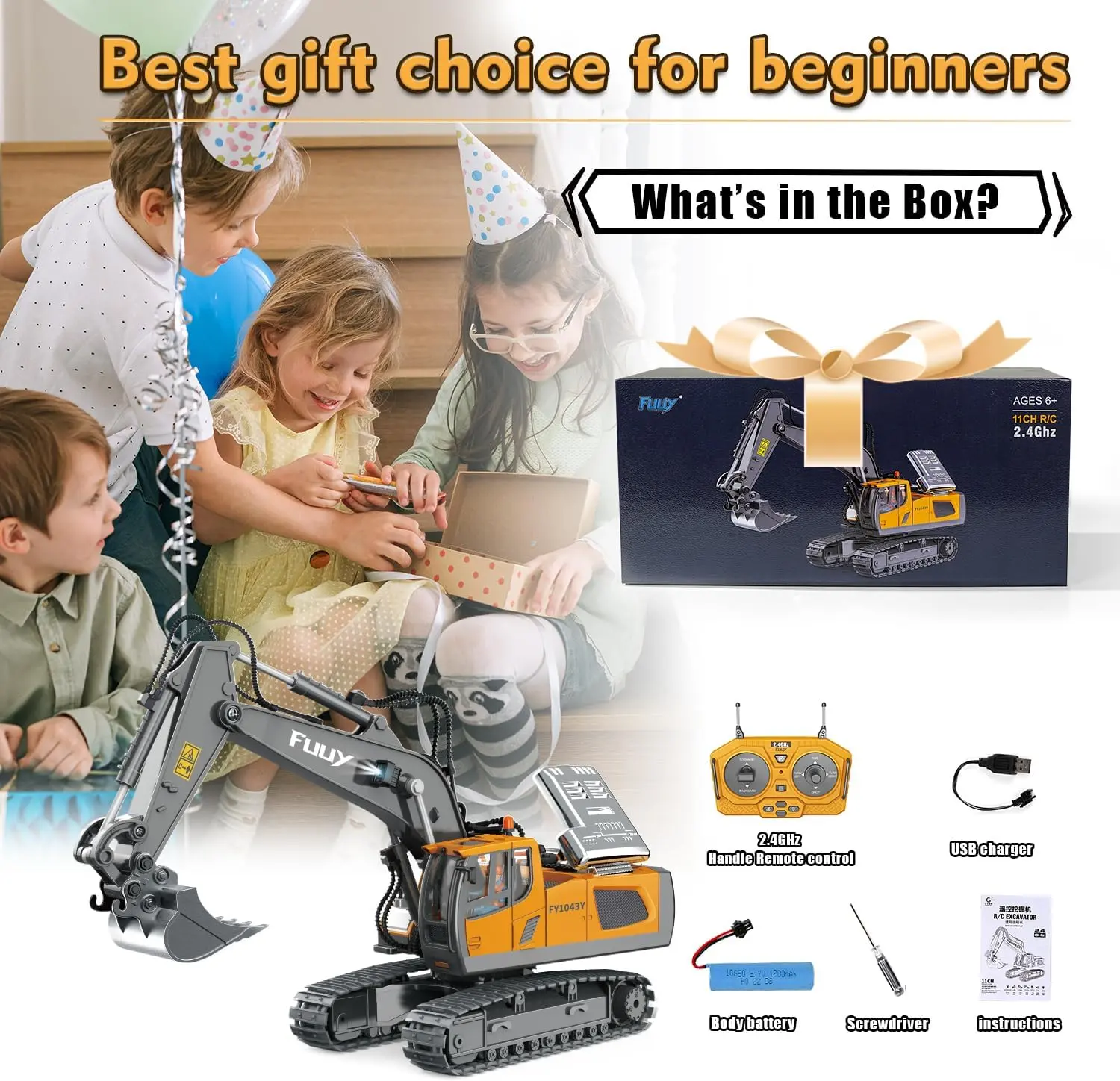 The most comprehensive engineering vehicle assembly set, Made of some metal parts. Easy to operate and suitable for beginners. Suitable for the whole family to enjoy, Gift for parents and children,Halloween&Christmas ,giftswhiteelephantgift
