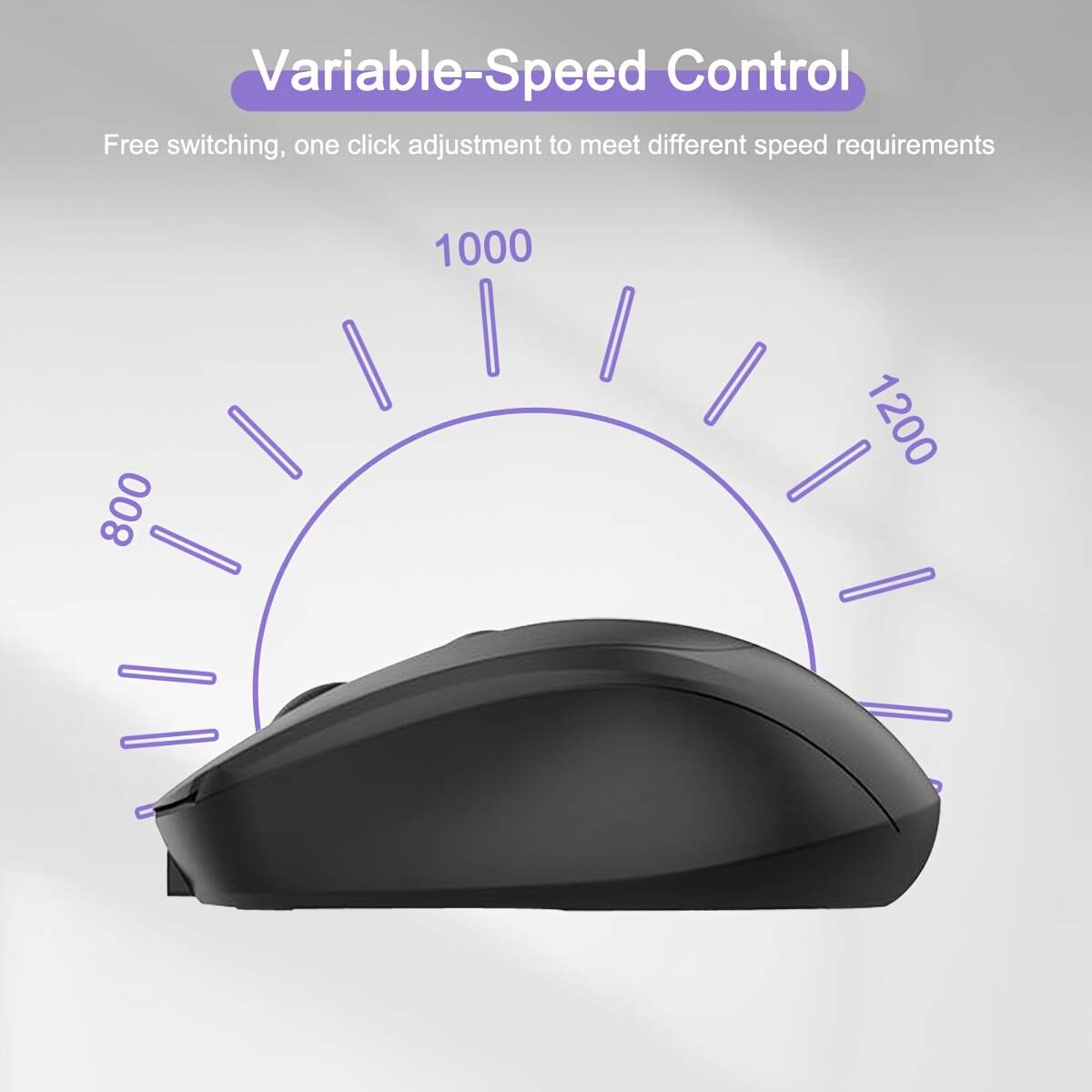 [Wireless Mouse] Rechargeable Ergonomic Wireless Mouse (BT & 2.4G) | Computer Cordless Mouse with USB Receiver for PC Mac Laptop