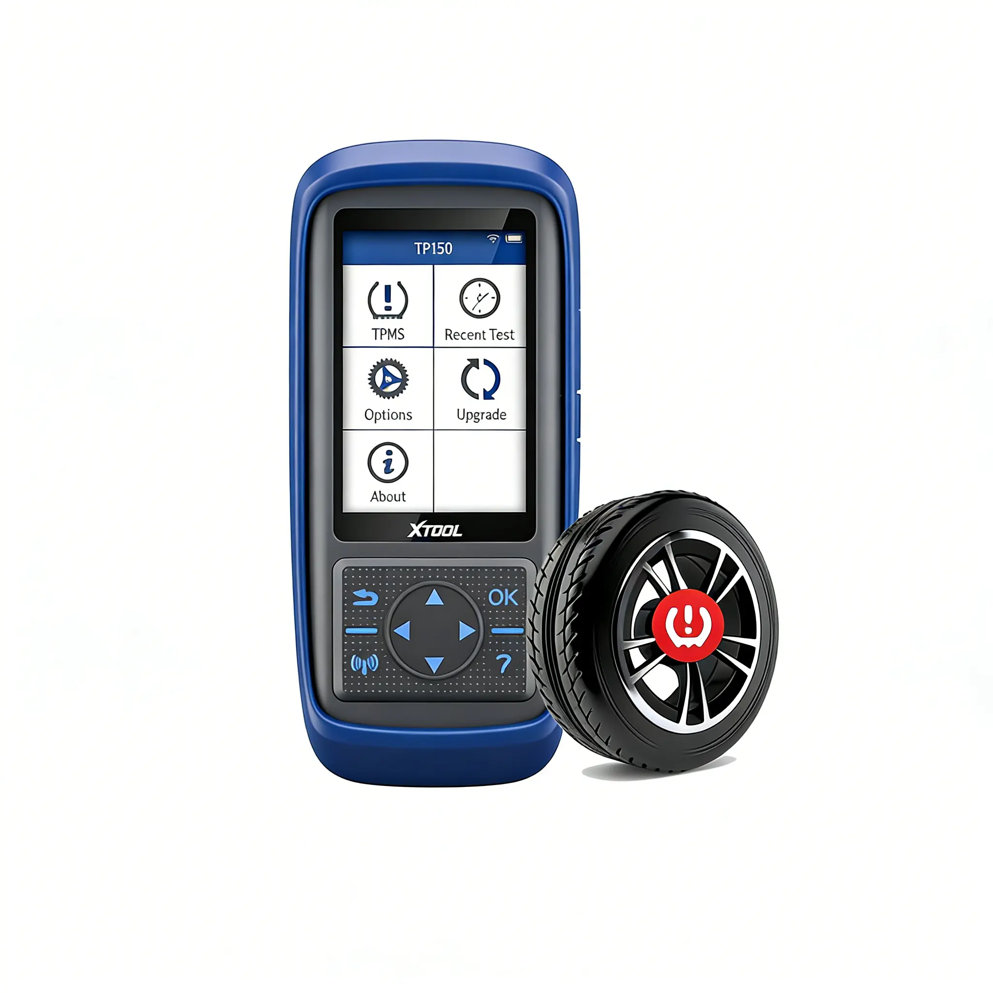 TP150 TPMS Programming Tool, 2026 TPMS Relearn Tool, Activate/Relearn/Diagnosis All Known TPMS Sensors, Program TS100 Sensors (315/ 433MHz), TPMS Reset Tool TPMS Programmer