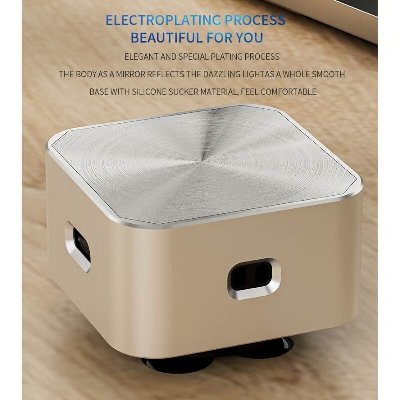 Wireless TWS Speaker | Compact, High-Fidelity Sound, 360° Surround Sound, Sleek Metallic Shell, USB Type-C Charging, Dynamic Audio Experience for Computers