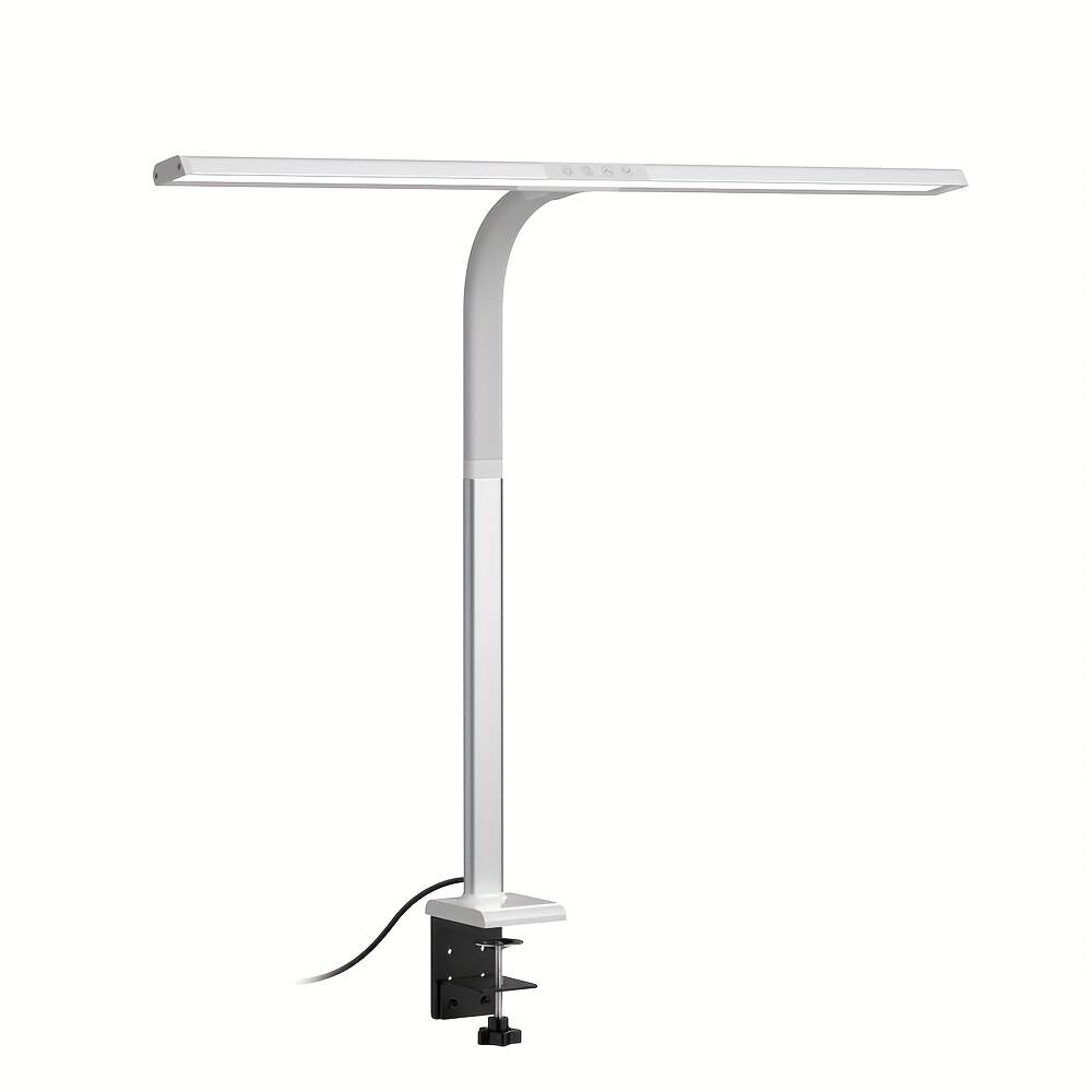 Home, Study, Office LED Desk Lamp, Eye-catching Desk Lamp with Adjustable Flexible Gooseneck Without Desktop Adjustment, Desk Lamp with Fixture for Reading, Study, University Dormitory Room