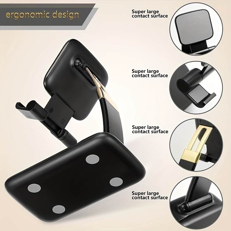 Desk Phone Holder, Foldable Hight Adjustable Phone Stand, Small And Flexible Compatible with Any Smartphones-L-311